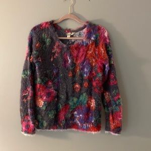 Super soft floral pullover
